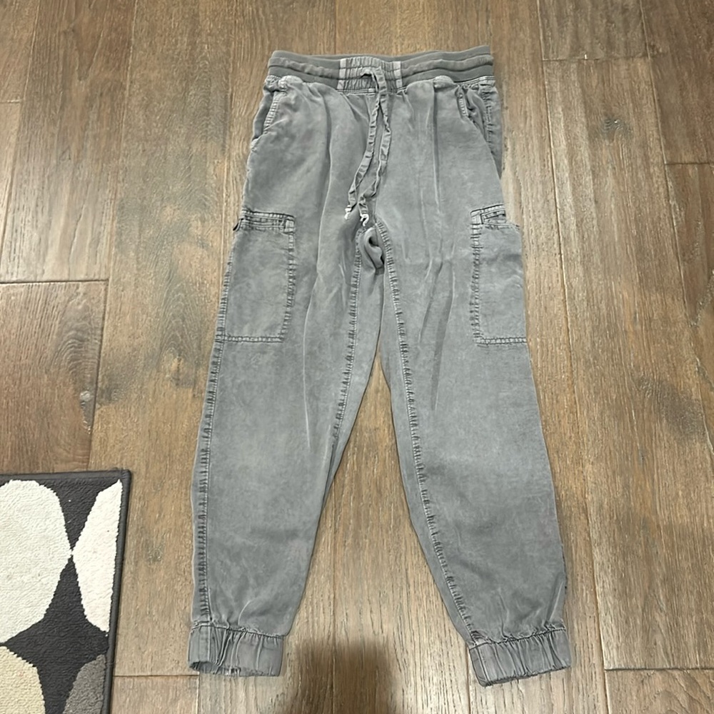 Aerie Cargo Pant Jogger In Gray